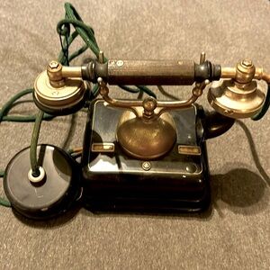 Antique Kjobenhavns Aktieselskab Telephone , Made in Denmark.
